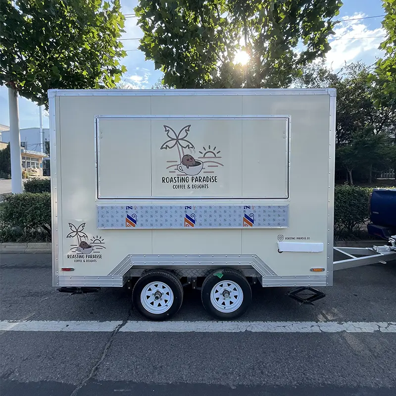Rimorchio mobile commerciale per cucina completa