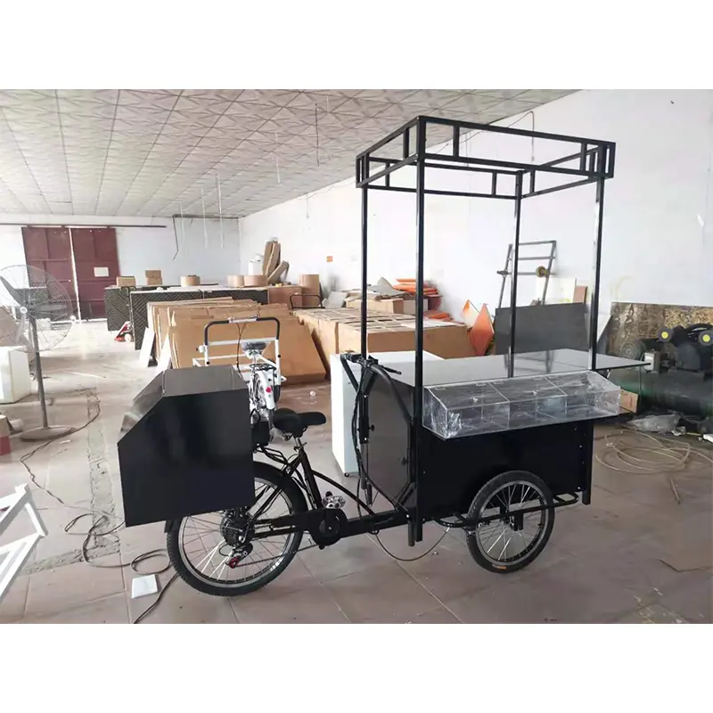 Bici elettrica per snack da strada da carico