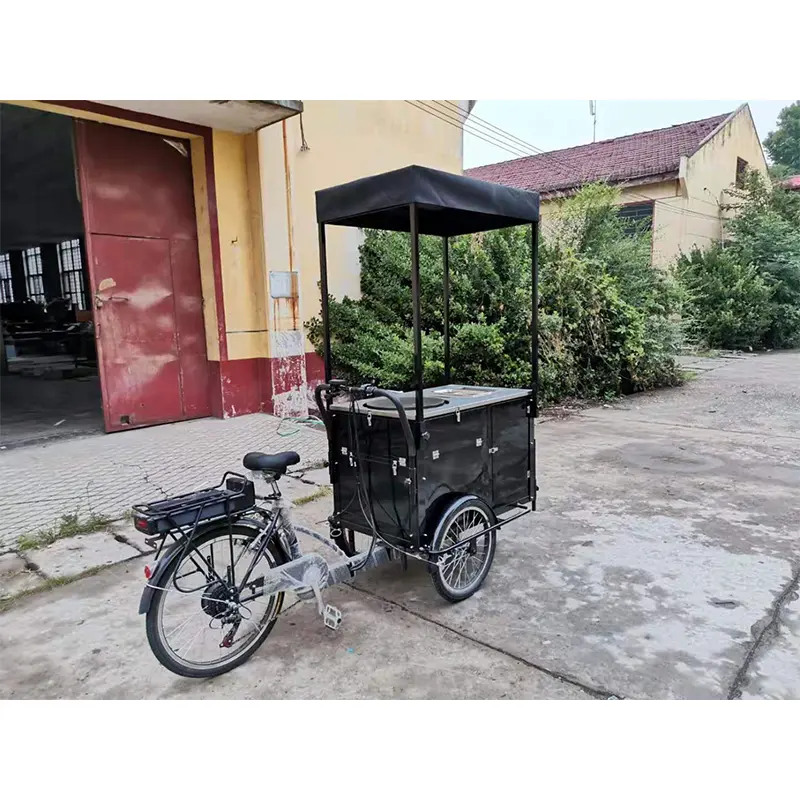 Bici per snack alimentata a pedali